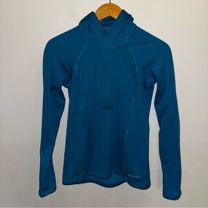 Patagonia Women's Capilene Blue Hooded Top